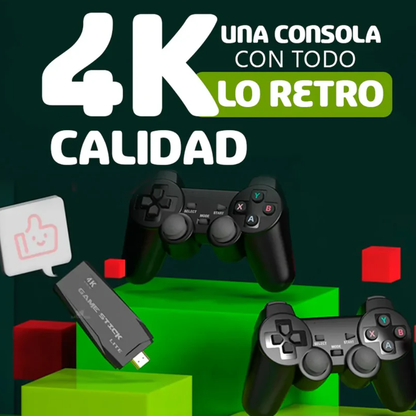 Consola Retromax Premium 4K - La Consola que Une Generaciones